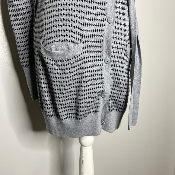 French Connection Houndstooth Cardigan Dress - Picture 4 of 8